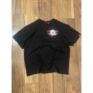 Vtg Y2K Mossimo T-Shirt Mens 2XL Black Graphic Logo 90s Y2K Skate Surf Sz XL